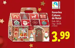 Lidl Favorina Cabana de Natal promoção