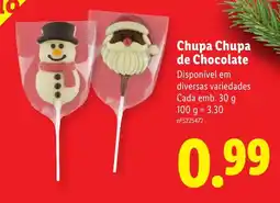 Lidl Chupa Chupa de Chocolate promoção