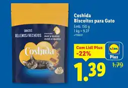 Lidl Coshida Biscoitos para Gato promoção