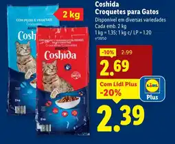 Lidl Coshida Croquetes para Gatos promoção