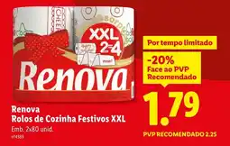 Lidl Renova Rolos de Cozinha Festivos XXL promoção