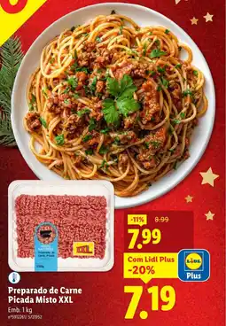 Lidl Preparado de Carne Picada Misto XXL promoção