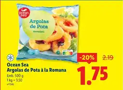 Lidl Ocean Sea Argolas de Pota à la Romana promoção