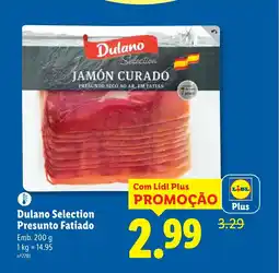 Lidl Dulano Selection Presunto Fatiado promoção
