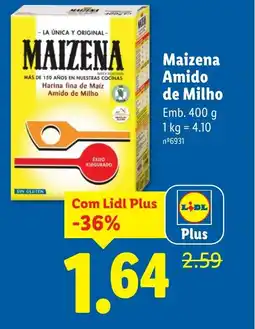 Lidl Maizena Amido de Milho promoção