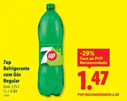 Lidl 7up Refrigerante com Gás Regular promoção