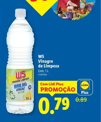 Lidl W5 Vinagre de Limpeza promoção