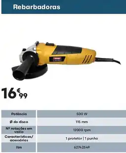 Bricomarché Rebarbadora Potência 500 W promoção