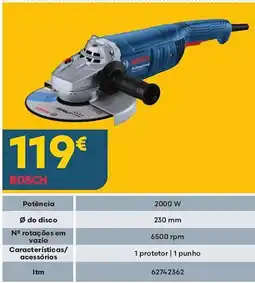 Bricomarché BOSCH Rebarbadora Potência 2000 W promoção