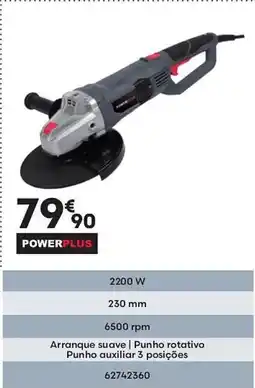 Bricomarché POWERPLUS Rebarbadora Potência 2200 W promoção