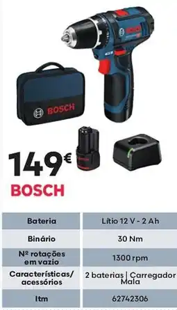 Bricomarché BOSCH Aparafusadora promoção