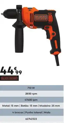 Bricomarché BLACK+DECKER Berbequins Potência 710 W promoção