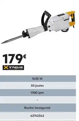 Bricomarché XTREME Martelo Potência 1600 W promoção