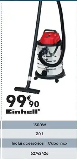 Bricomarché Einhell Aspiradores sólidos e líquidos 1500 W promoção