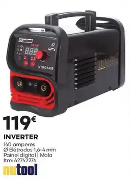 Bricomarché Nutool inverter 140 amperes promoção