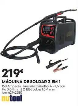 Bricomarché Nutool máquina de soldar 3 em 1 promoção