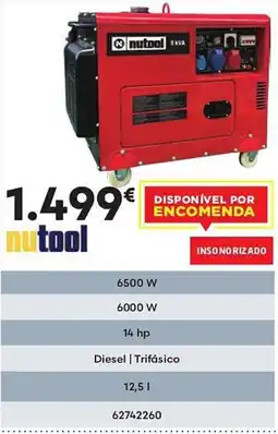 Bricomarché nutool Geradores 3100 W promoção