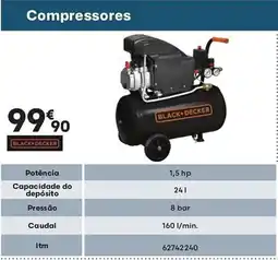 Bricomarché BLACK+DECKER Compressore 1.5 hp promoção