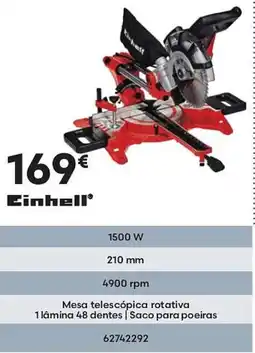Bricomarché Einhell 1500W promoção
