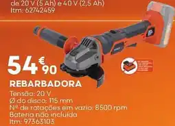 Bricomarché Rebarbadora Tensão: 20 V promoção