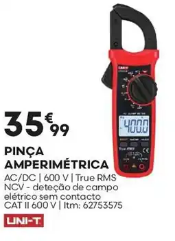 Bricomarché Pinça amperimétrica promoção
