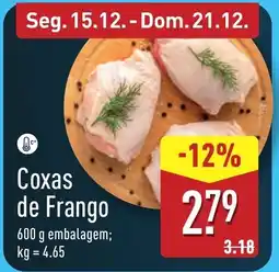 ALDI Coxas de Frango promoção