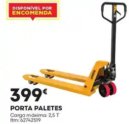 Bricomarché Porta paletes promoção