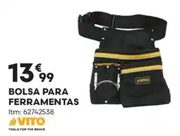 Bricomarché Vito bolsa para ferramentas promoção