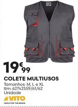 Bricomarché Colete multiusos promoção