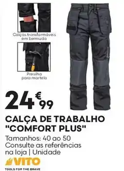 Bricomarché Calça de trabalho "comfort plus" promoção