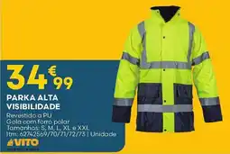 Bricomarché Vito parka alta visibilidade promoção