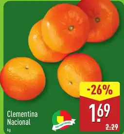 ALDI Clementina Nacional promoção