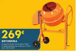 Bricomarché Betoneira promoção