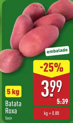 ALDI Batata Roxa promoção