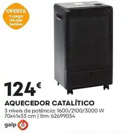 Bricomarché Galp aquecedor catalítico promoção