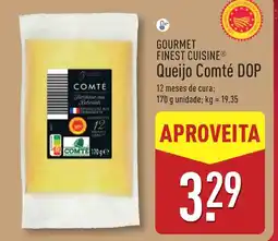 ALDI Gourmet finest cuisine queijo comté dop promoção