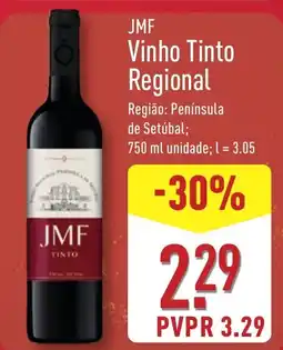 ALDI JMF Vinho Tinto Regional promoção