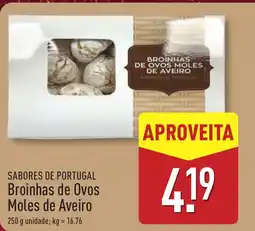 ALDI Sabores de portugal broinhas de ovos moles de aveiro promoção