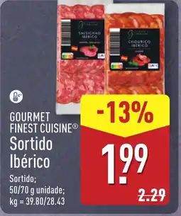 ALDI Gourmet finest cuisine sortido ibérico promoção