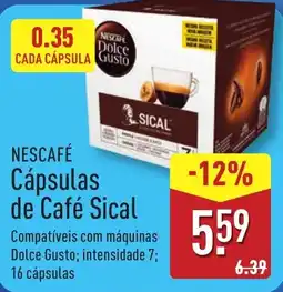 ALDI NESCAFÉ Cápsulas de Café Sical promoção