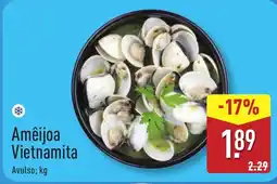 ALDI Amêijoa Vietnamita Avulso promoção