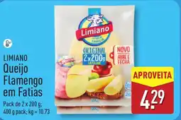 ALDI LIMIANO Queijo Flamengo em Fatias promoção