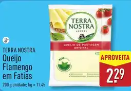 ALDI TERRA NOSTRA Queijo Flamengo em Fatias promoção