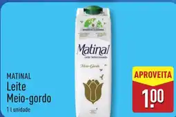 ALDI MATINAL Leite Meio-gordo promoção