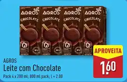 ALDI AGROS Leite com Chocolate promoção