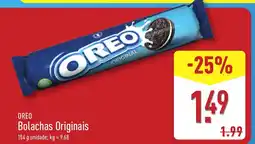 ALDI OREO Bolachas Originais promoção