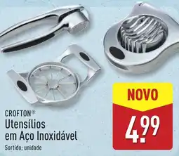 ALDI CROFTON Utensílios em Aço Inoxidável promoção