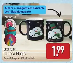 ALDI CROFTON Caneca Mágica promoção