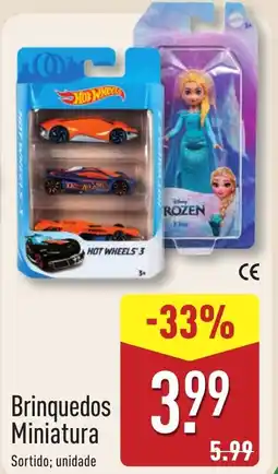 ALDI Brinquedos Miniatura promoção