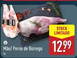ALDI Mão/ Perna de Borrego promoção